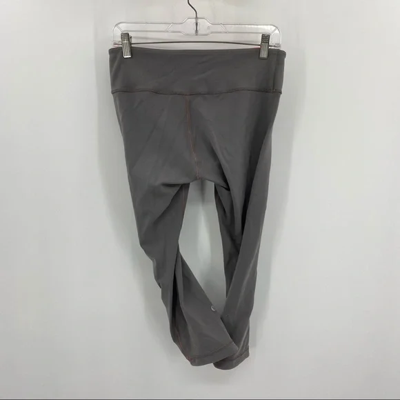 Lululemon Grey Reversible Wunder Under Leggings 10 - Picture 2 of 9
